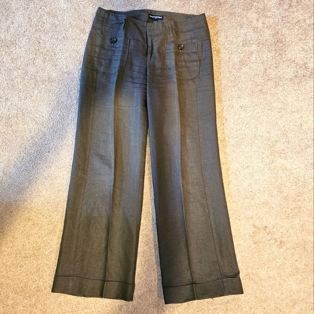 🤑4 for $60 Banana Repulblic wide leg linen pants